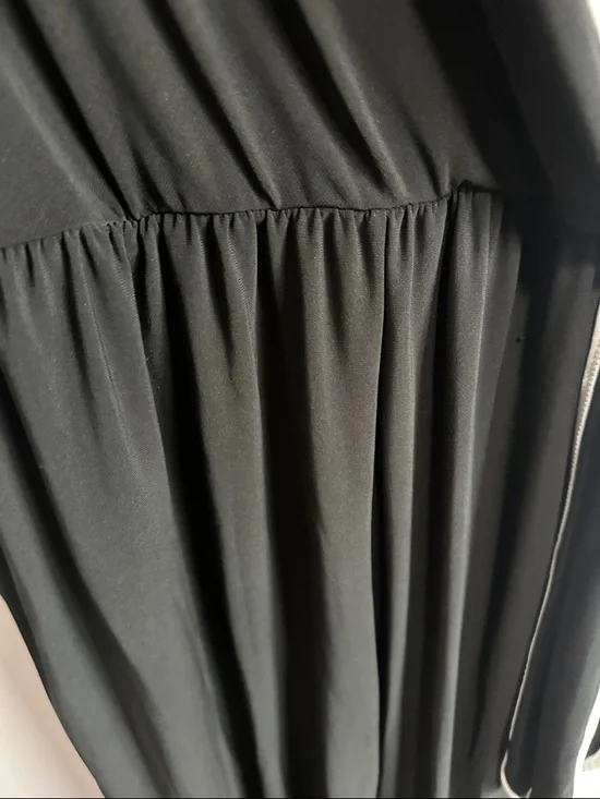 Tahari Black Jumpsuit with White Trim - Picture 7 of 9